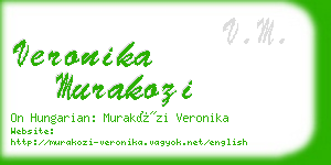 veronika murakozi business card